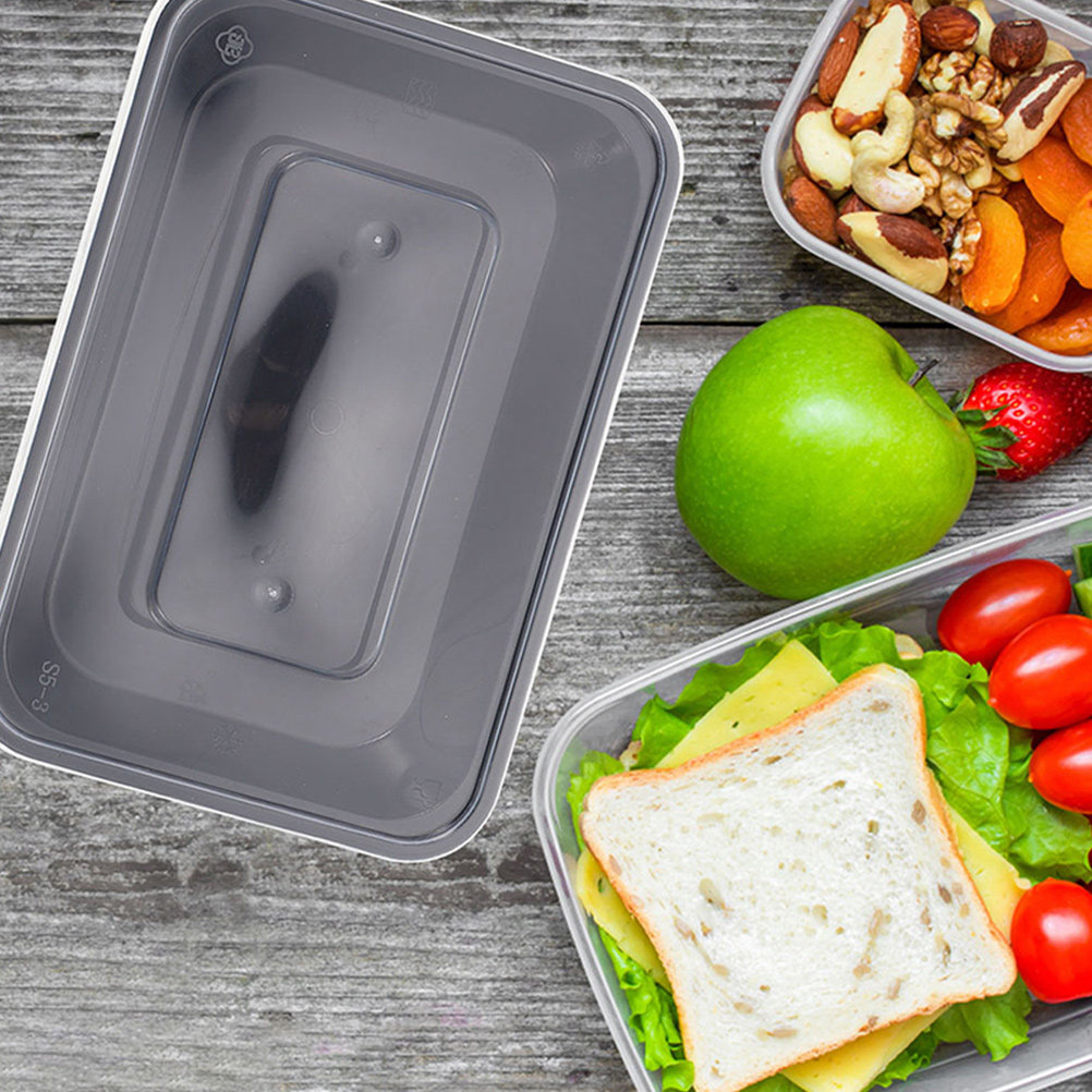 Meal Prep Rice - 50 szt. Jednorazowe prostokątne pojemniki na