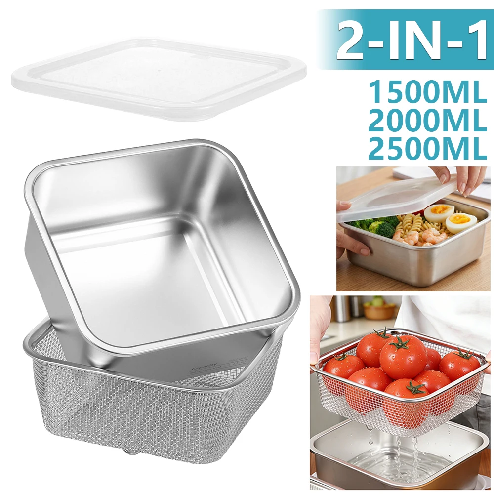 Meal Prep Rice - Miska do mycia owoców ze stali