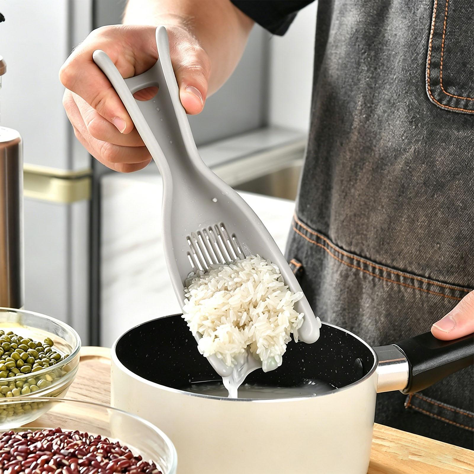 Meal Prep Rice - Silikonowa sitka do ryżu, wielofunkcyjna łopatka