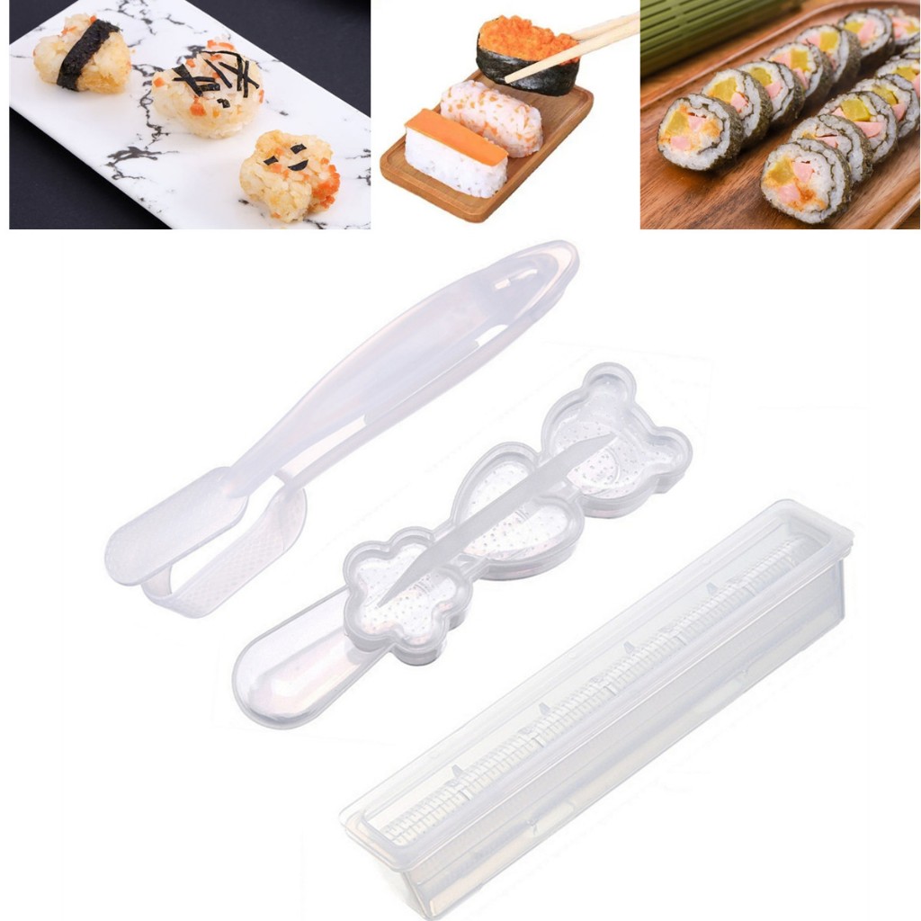 Rice Ball Mold - Zestaw foremek do sushi 3 szt.,