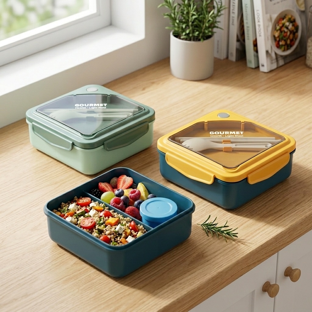 Meal Prep Or Prep Meal - Szczelny plastikowy pojemnik na lunch typu