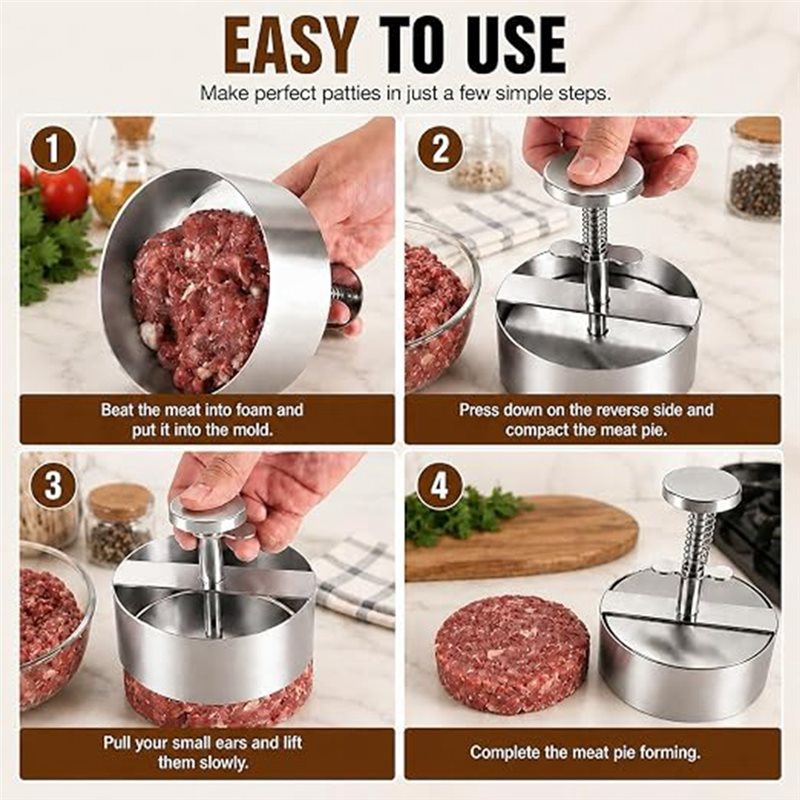 Ręczna praska do hamburgerów z – Rice Ball Mold recenzja i cena
