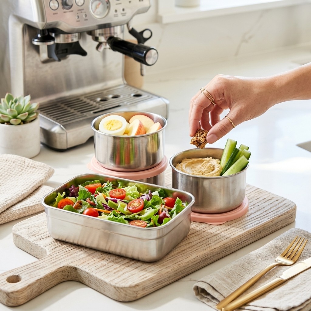 Zestaw pojemników na lunch ze  – Meal Prep List recenzja i cena
