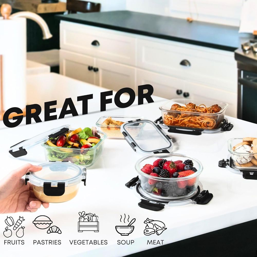 30 szklanych pojemników do prz – Meal Prep Or Prep Meal recenzja i cena