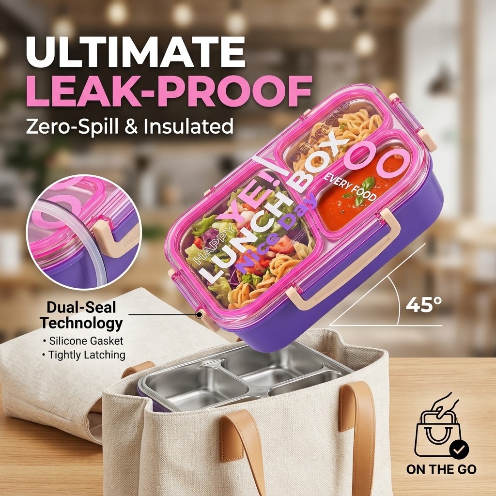 Pojemnik na lunch z nierdzewne – Meal Prep Or Prep Meal recenzja i cena