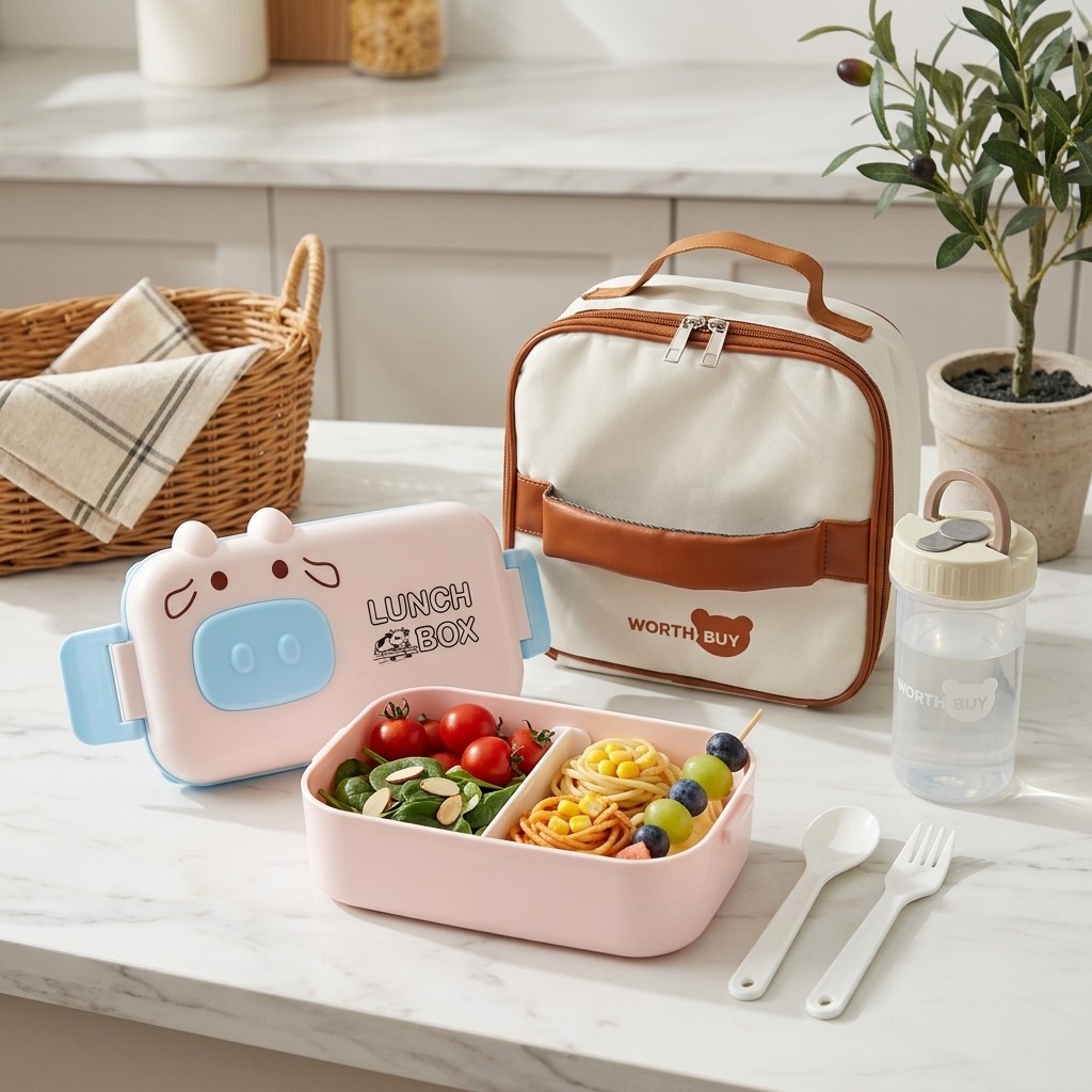 Dziecięcy plastikowy pojemnik  – Meal Prep Or Prep Meal recenzja i cena