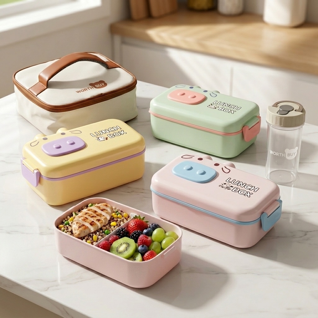 Dziecięcy plastikowy pojemnik  – Meal Prep Or Prep Meal recenzja i cena