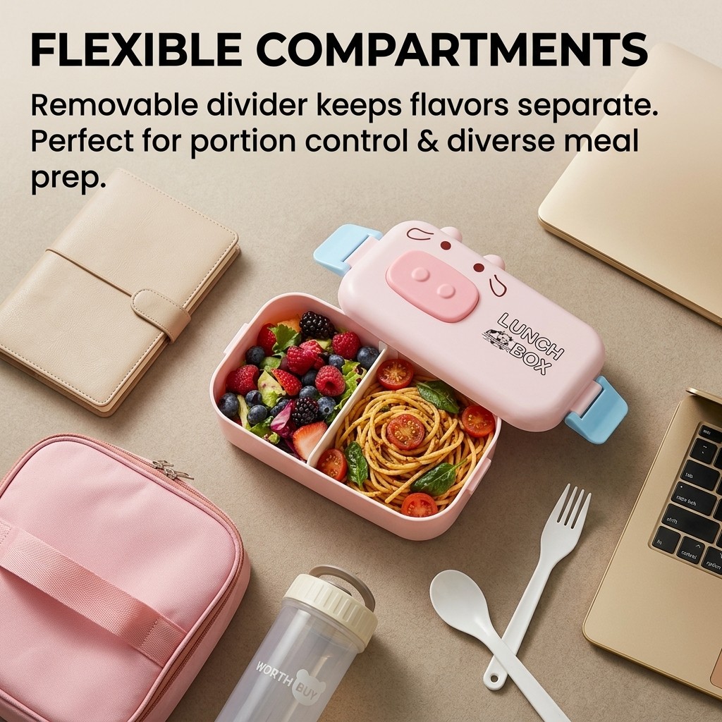 Dziecięcy plastikowy pojemnik  – Meal Prep Or Prep Meal recenzja i cena