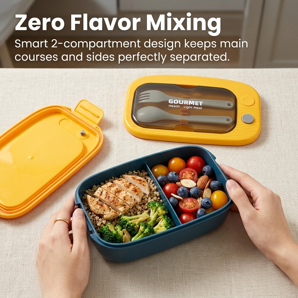 Plastikowy pojemnik na lunch B – Meal Prep Or Prep Meal recenzja i cena