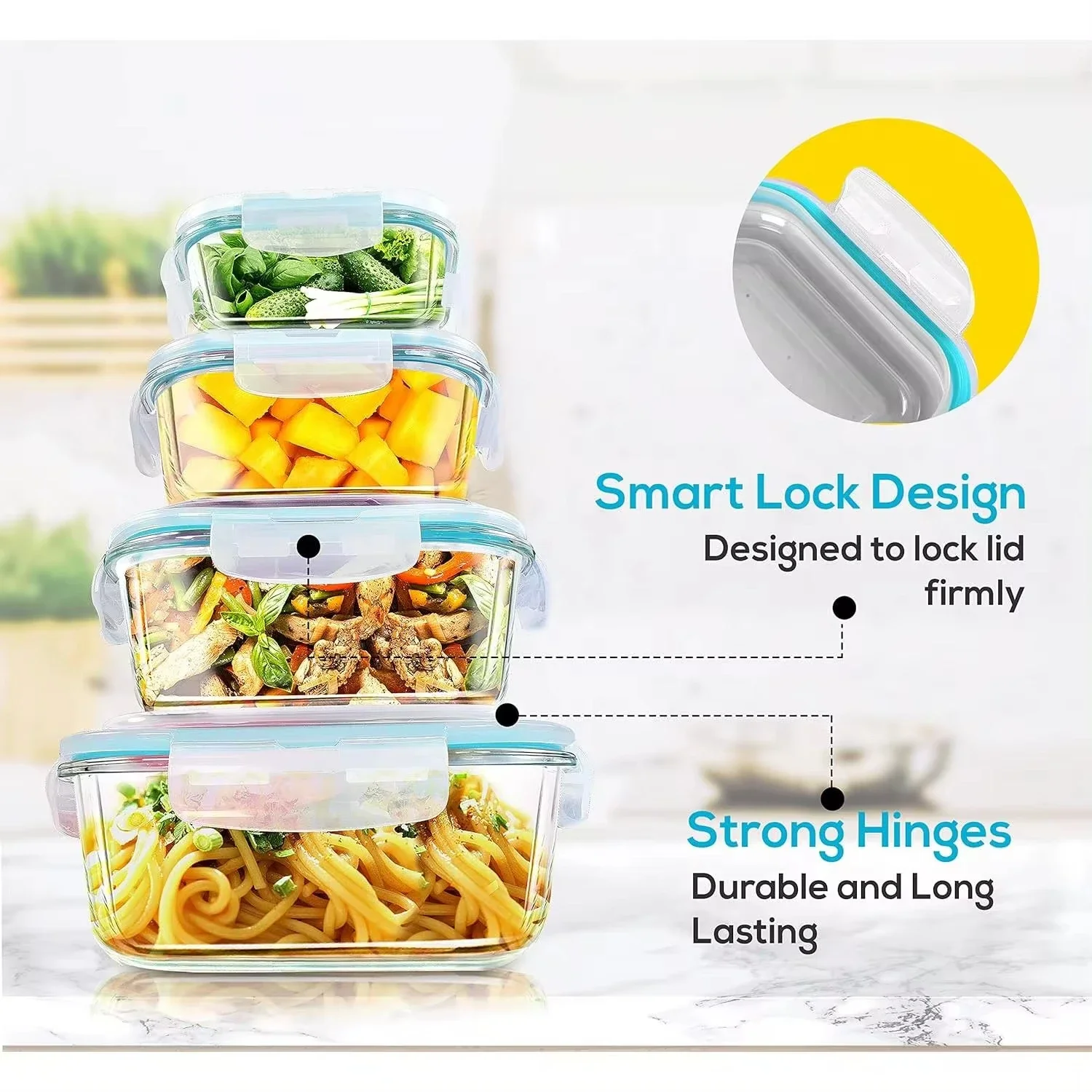 Szklane pudełko na lunch Pojem – Meal Prep List recenzja i cena