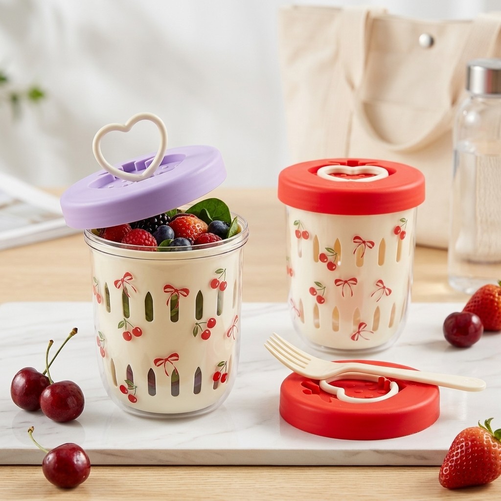 Plastikowy pojemnik na sałatkę – Meal Prep Or Prep Meal recenzja i cena